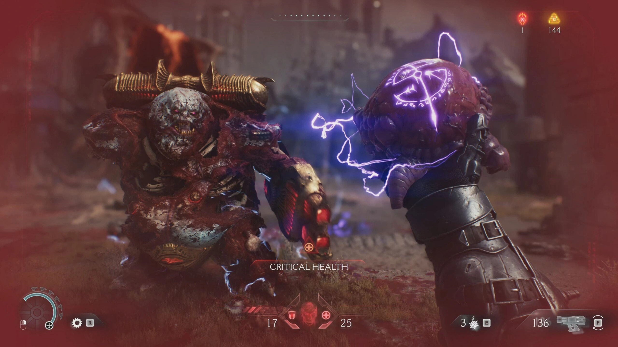 Doom The Dark Ages combat screenshot